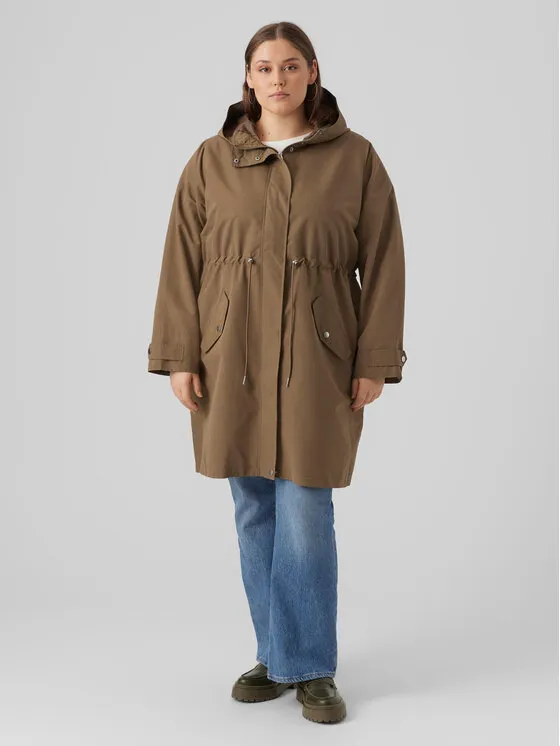 Vero Moda Curve Παλτό μεταβατικό · Καφέ