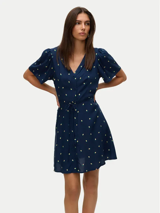 Vero Moda Φόρεμα καλοκαιρινό · Σκούρο μπλε · Mini