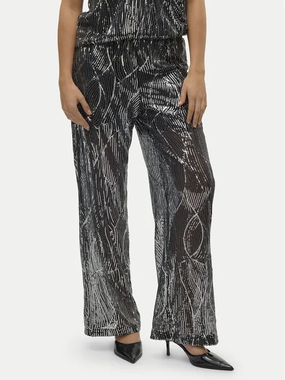 Παντελόνι υφασμάτινο · Μαύρο · Regular Fit