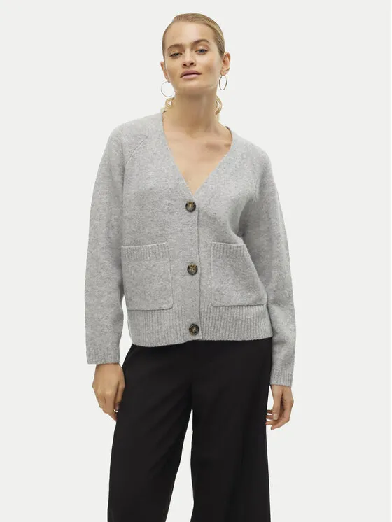 Ζακέτα · Γκρι · Relaxed Fit