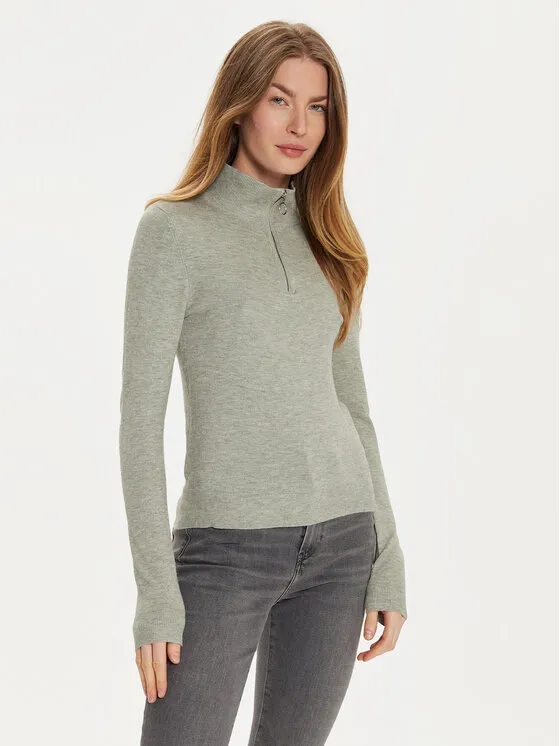 Πουλόβερ · Γκρι · Slim Fit