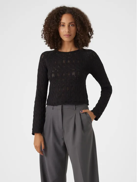 Πουλόβερ · Μαύρο · Slim Fit