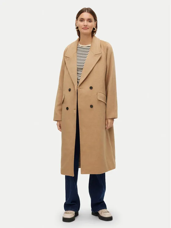 Vero Moda Μάλλινο παλτό · Μπεζ
