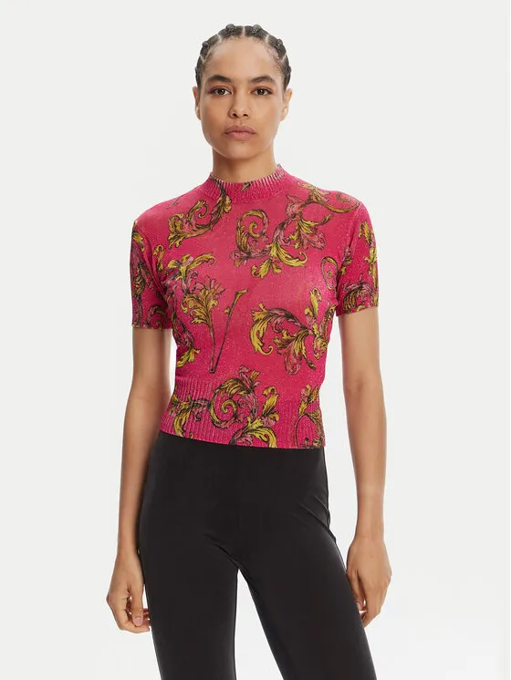 Πουλόβερ · Ροζ · Slim Fit