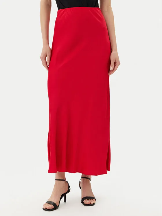 Φούστα maxi · Κόκκινο · Maxi