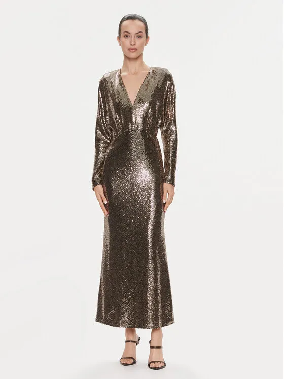 ViCOLO Φόρεμα βραδινό · Καφέ · Maxi