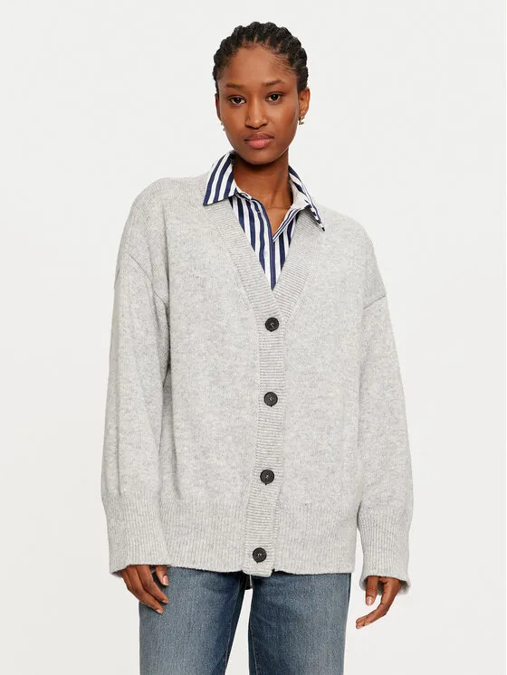 ViCOLO Ζακέτα · Γκρι · Regular Fit