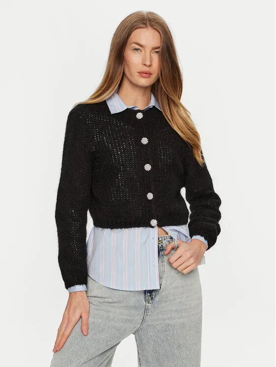 ViCOLO Ζακέτα · Μαύρο · Regular Fit