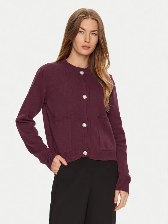 ViCOLO Ζακέτα · Μπορντό · Regular Fit