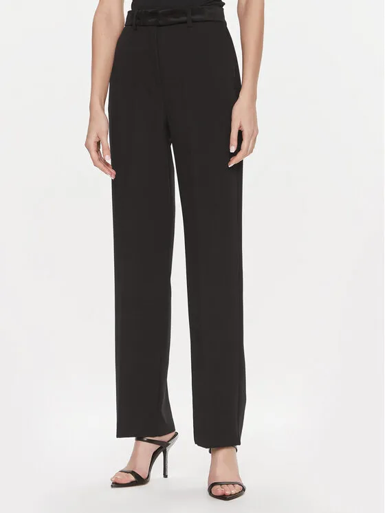 ViCOLO Παντελόνι υφασμάτινο · Μαύρο · Regular Fit