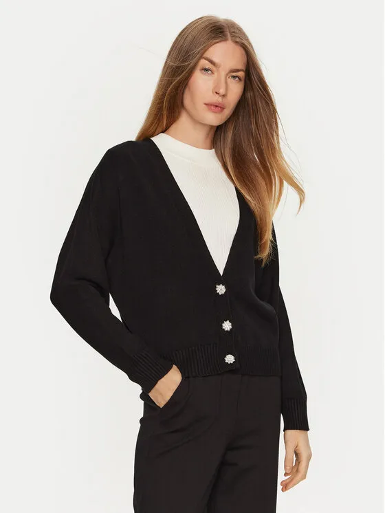 ViCOLO Ζακέτα · Μαύρο · Relaxed Fit