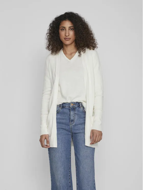 Vila Ζακέτα · Λευκό · Regular Fit