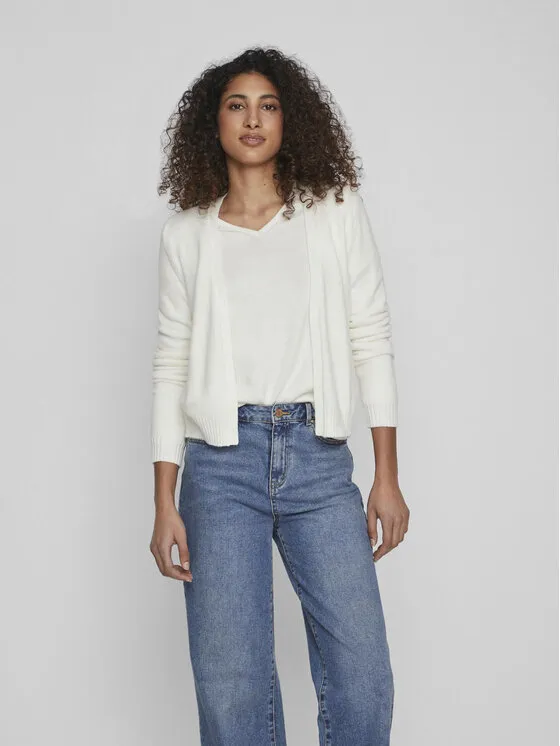 Vila Ζακέτα · Λευκό · Regular Fit
