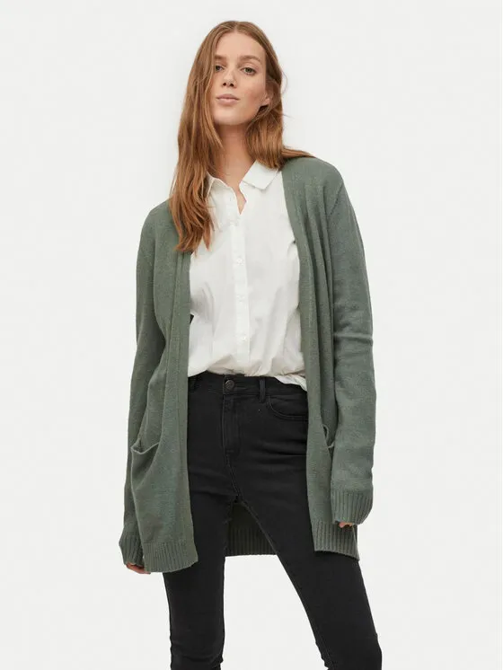 Vila Ζακέτα · Πράσινο · Regular Fit