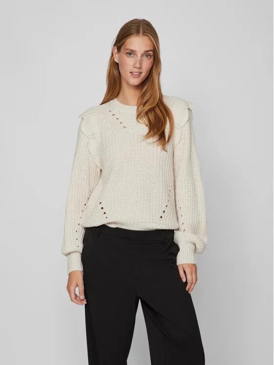 Vila Πουλόβερ · Εκρού · Regular Fit