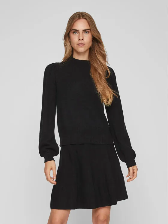 Vila Πουλόβερ · Μαύρο · Regular Fit