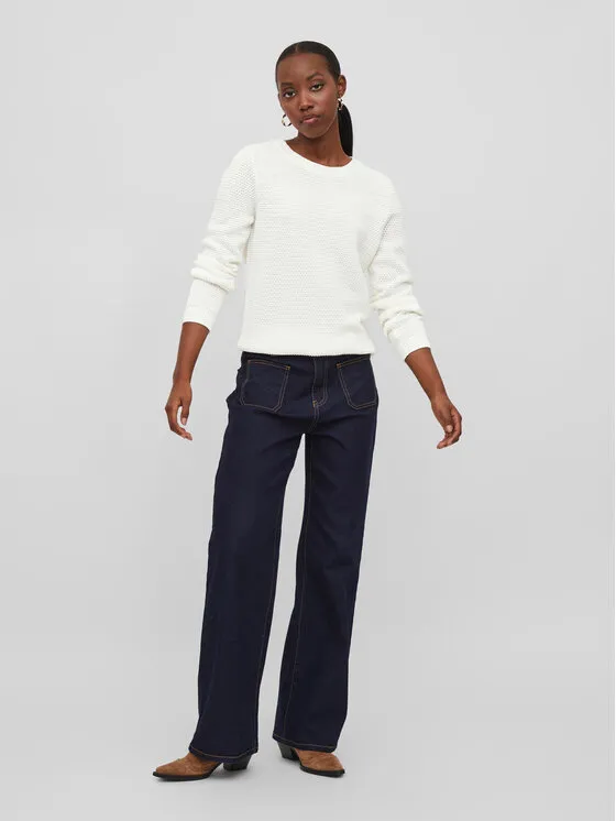 Vila Πουλόβερ · Λευκό · Regular Fit
