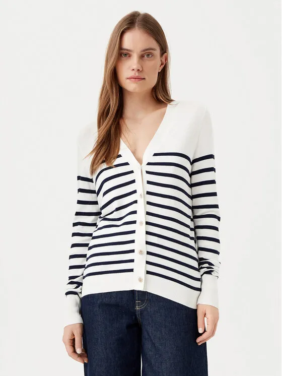 Vila Ζακέτα · Λευκό · Regular Fit