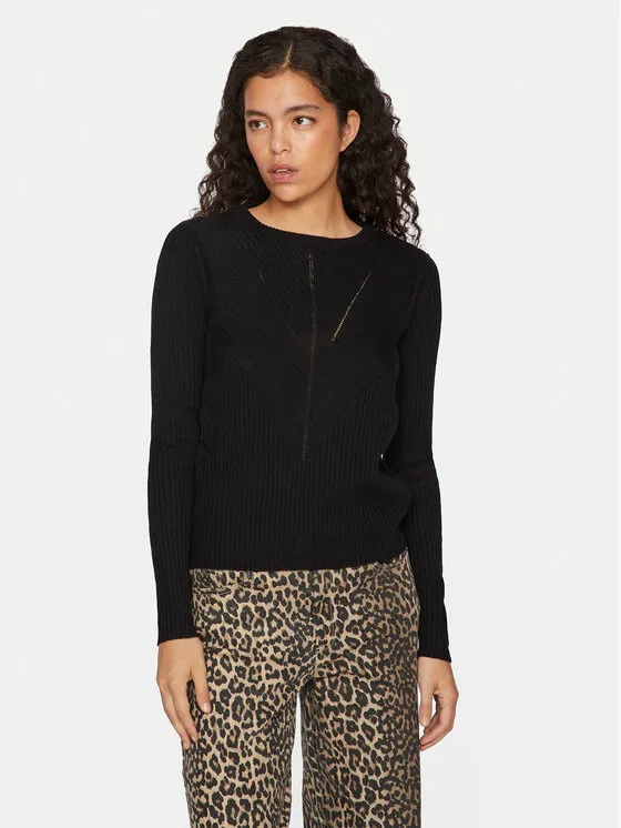 Vila Πουλόβερ · Μαύρο · Regular Fit