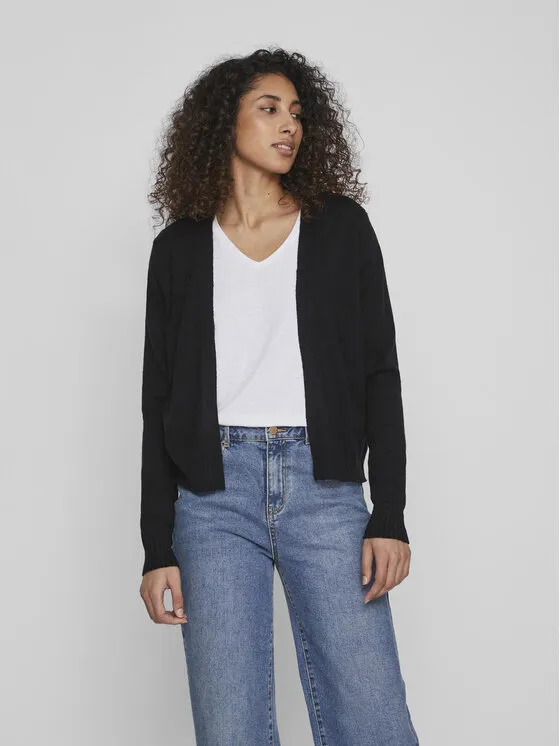 Vila Ζακέτα · Μαύρο · Regular Fit