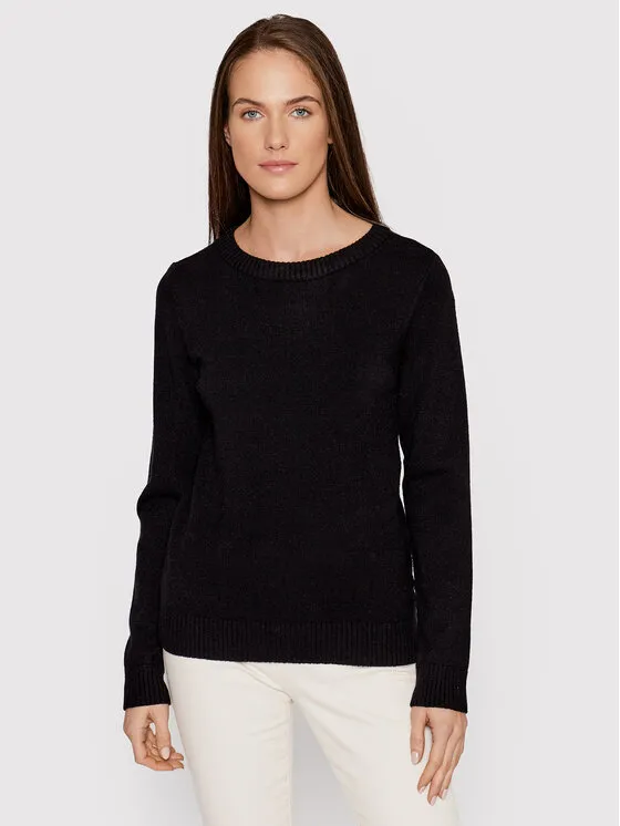 Vila Πουλόβερ · Μαύρο · Regular Fit