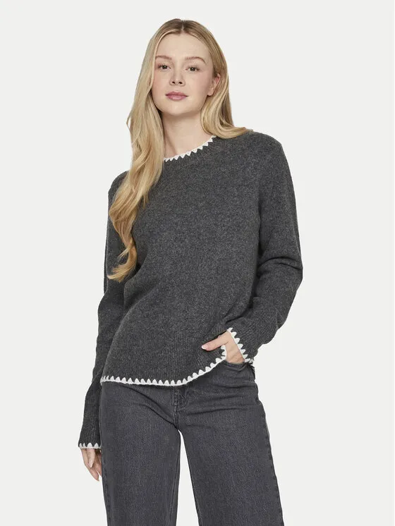 Vila Πουλόβερ · Γκρι · Regular Fit
