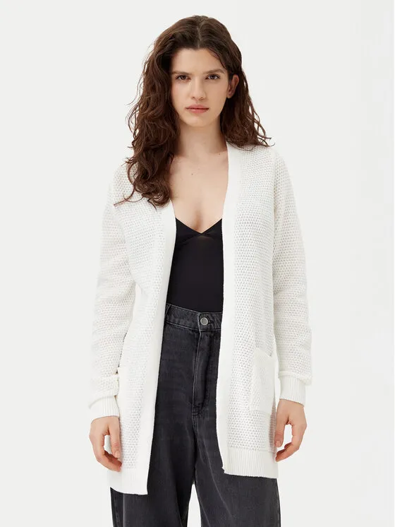 Vila Ζακέτα · Λευκό · Relaxed Fit