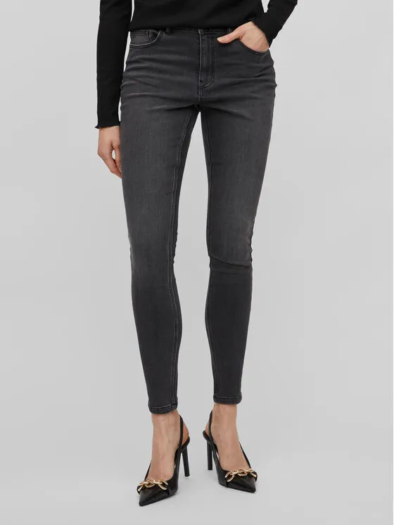 Vila Τζιν · Γκρι · Skinny Fit