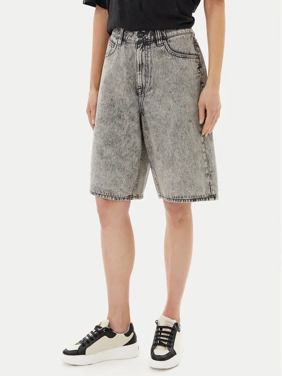 Volcom Τζιν σορτσάκια · Γκρι