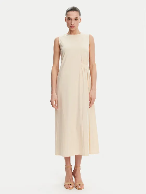 Weekend Max Mara Φόρεμα καλοκαιρινό · Κρεμ · Midi
