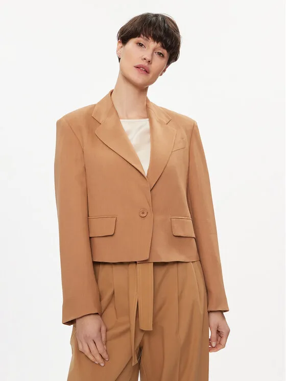 Σακάκι · Καφέ · Regular Fit