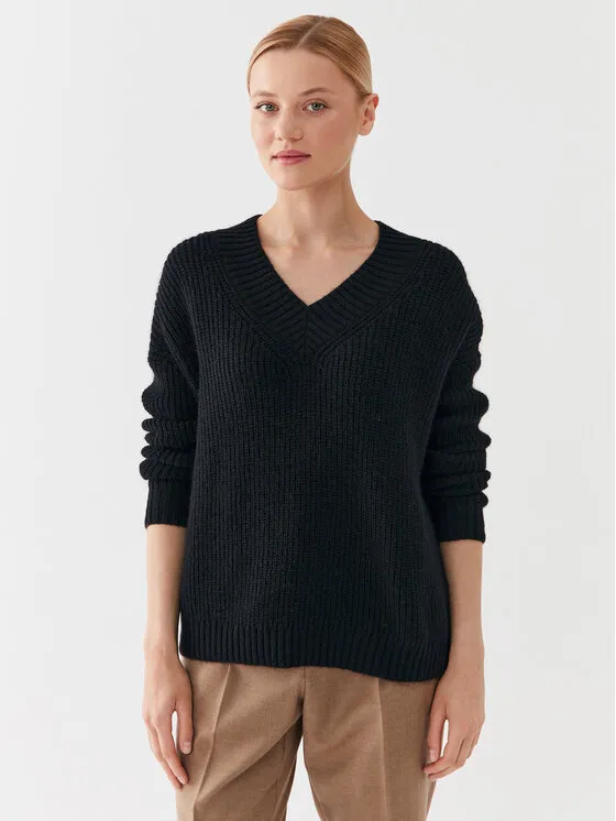 Πουλόβερ · Μαύρο · Regular Fit