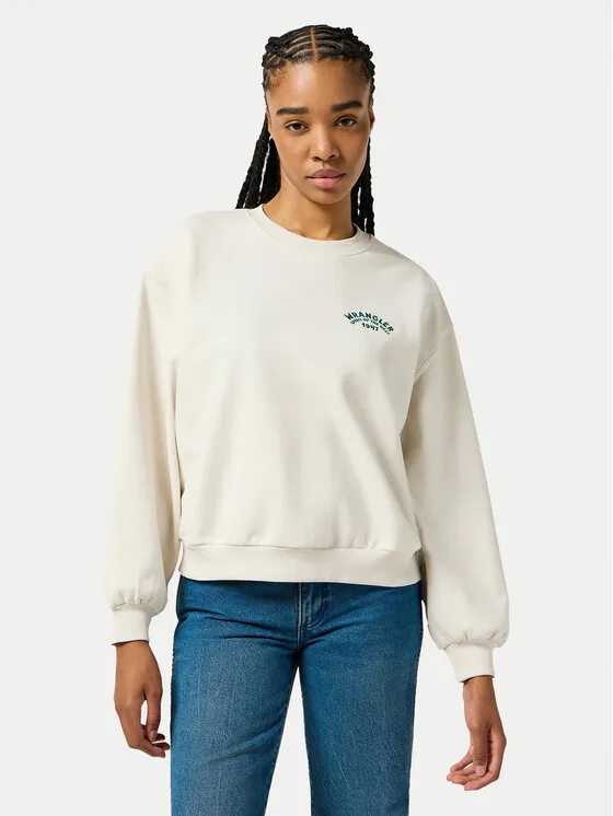 Wrangler Μπλούζα · Εκρού · Oversize
