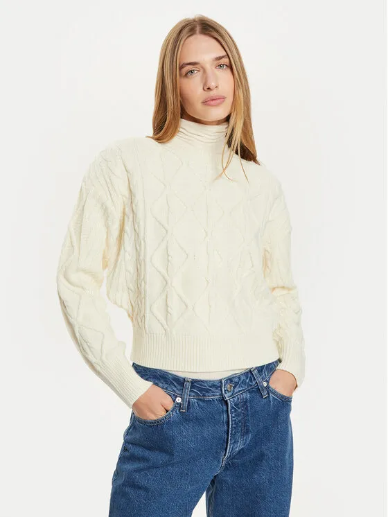 Wrangler Πουλόβερ · Εκρού · Regular Fit