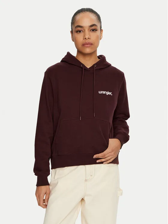 Wrangler Μπλούζα · Μπορντό · Regular Fit