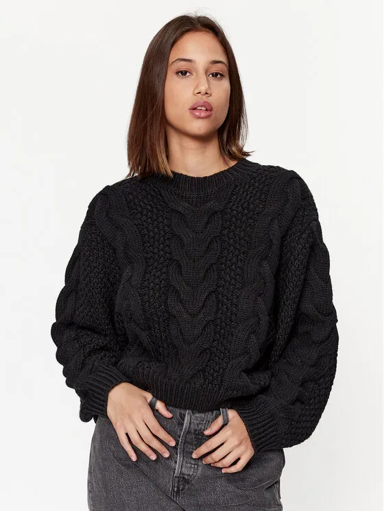 Wrangler Πουλόβερ · Μαύρο · Regular Fit
