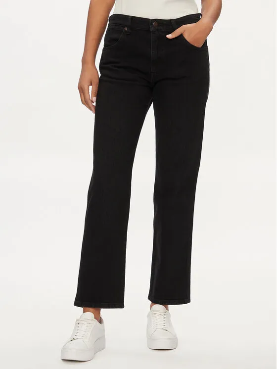 Wrangler Τζιν · Μαύρο · Regular Fit