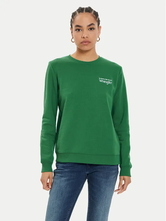Wrangler Μπλούζα · Πράσινο · Regular Fit