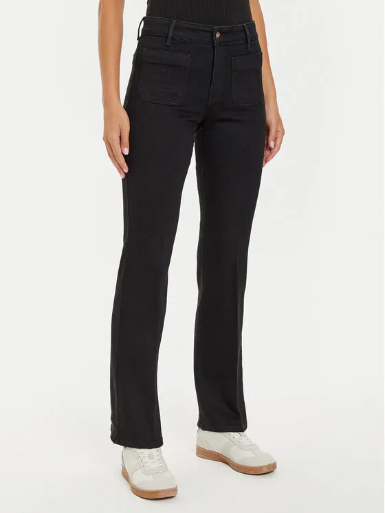 Wrangler Τζιν · Μαύρο · Relaxed Fit