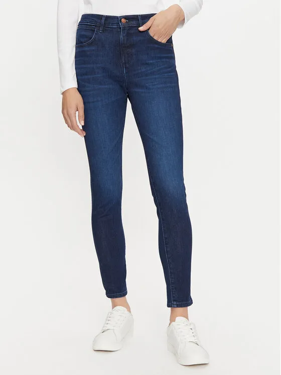 Wrangler Τζιν · Σκούρο μπλε · Skinny Fit