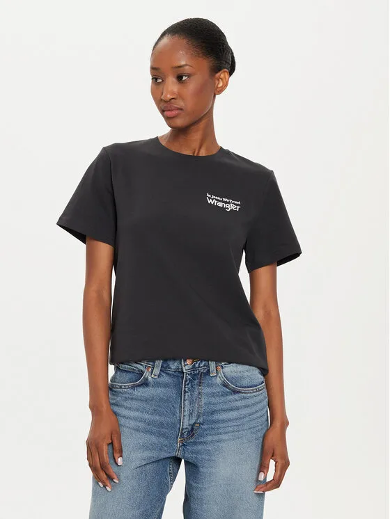 Wrangler T-Shirt · Μαύρο