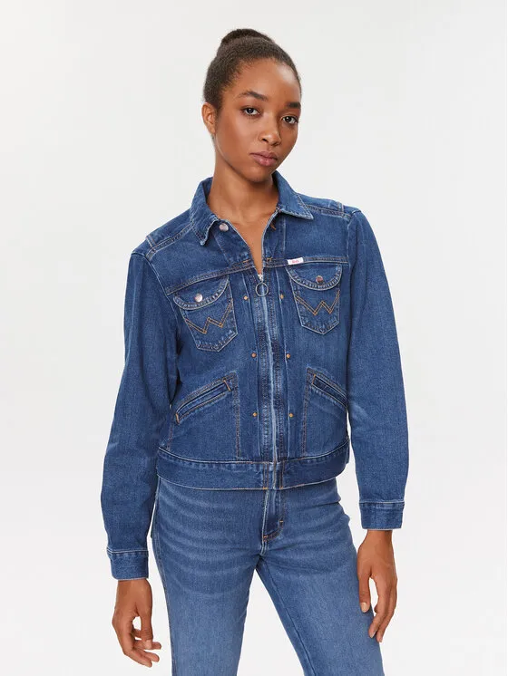 Wrangler Τζιν μπουφάν · Μπλε