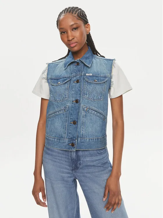Wrangler Γιλέκο · Μπλε