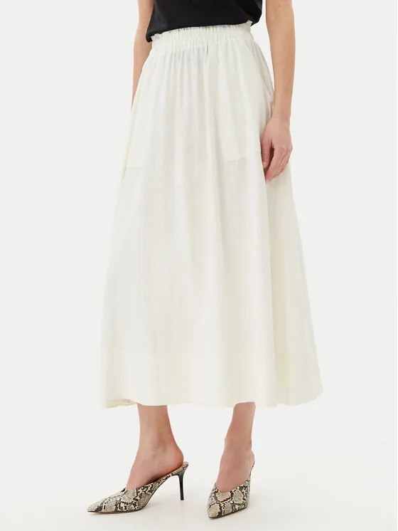 YAS Φούστα maxi · Λευκό · Maxi