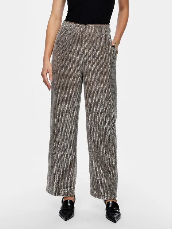YAS Παντελόνι υφασμάτινο · Ασημί · Regular Fit