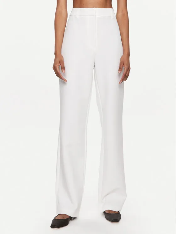 YAS Παντελόνι υφασμάτινο · Λευκό · Regular Fit
