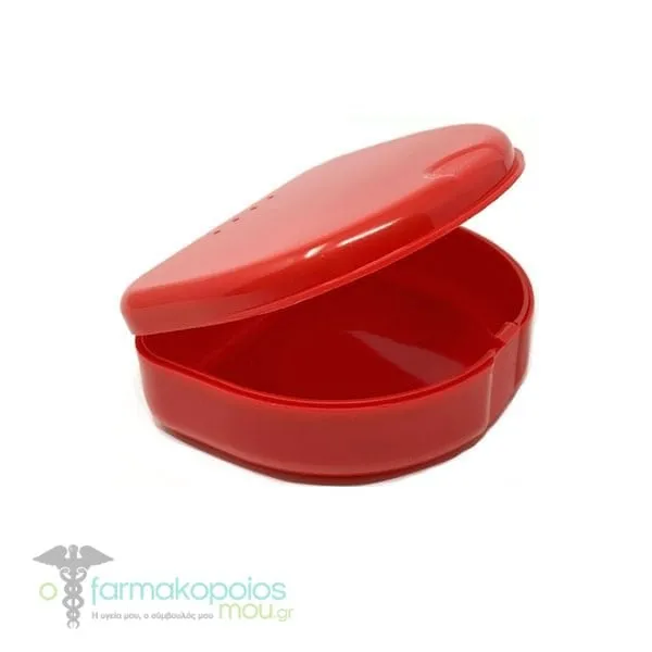 Denture Case, 1pc - Κόκκινο