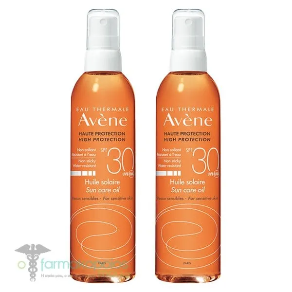 2 x Avene Sun Care Oil SPF30, 2x200ml