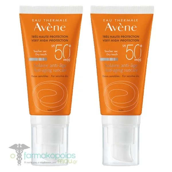 2 x Avene Anti-aging Suncare Dry Touch SPF50+, 2 x 50ml