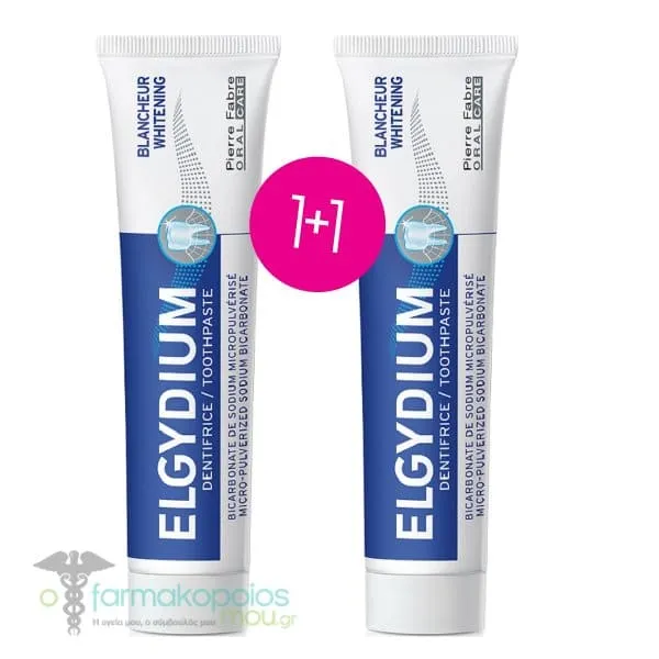Elgydium Jumbo Whitening Toothpaste (-50% on the 2nd product), 2 x 100ml